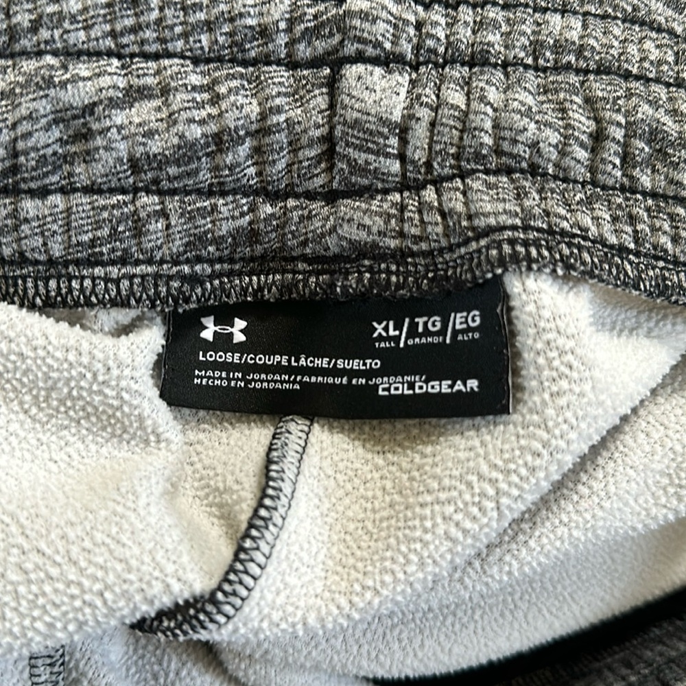 Under Armour sweat pants.